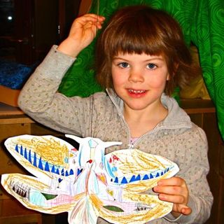 Fiðrildalag eftir 5 ára stelpu