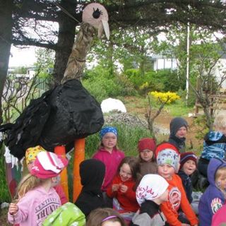 Er krókódíllinn heima?