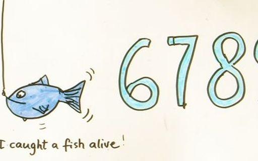 Once I caught a fish alive